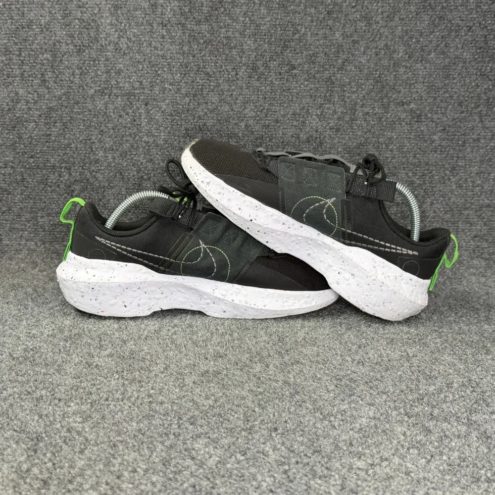 Nike Crater Impact Running Shoe Men 9 Black White Athletic Run Training Sneakers